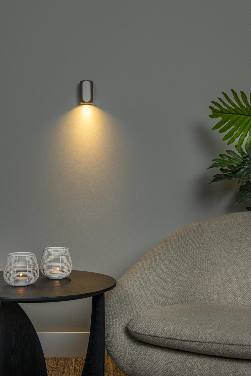 Lucide BRAGA - Nástenné svietidlo - 1xGU10 - Káva